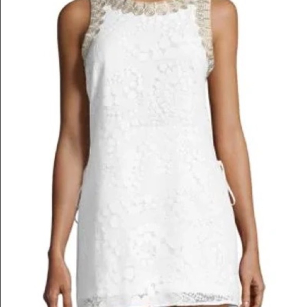 Lilly Pulitzer Donna romper white mocean lace S NWT